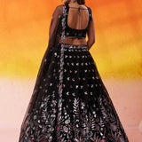 Adorn Net Bridal Wedding Lehenga