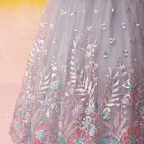 Adorn Net Bridal Wedding Lehenga