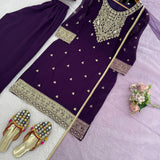 Dashing Georgette Top Plazzo Set