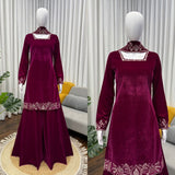 Designer Ethnic Velvet Suit