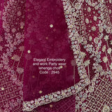 Elegant Bridal Motif Work Lehenga