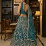 Elegant Bridal Motif Work Lehenga