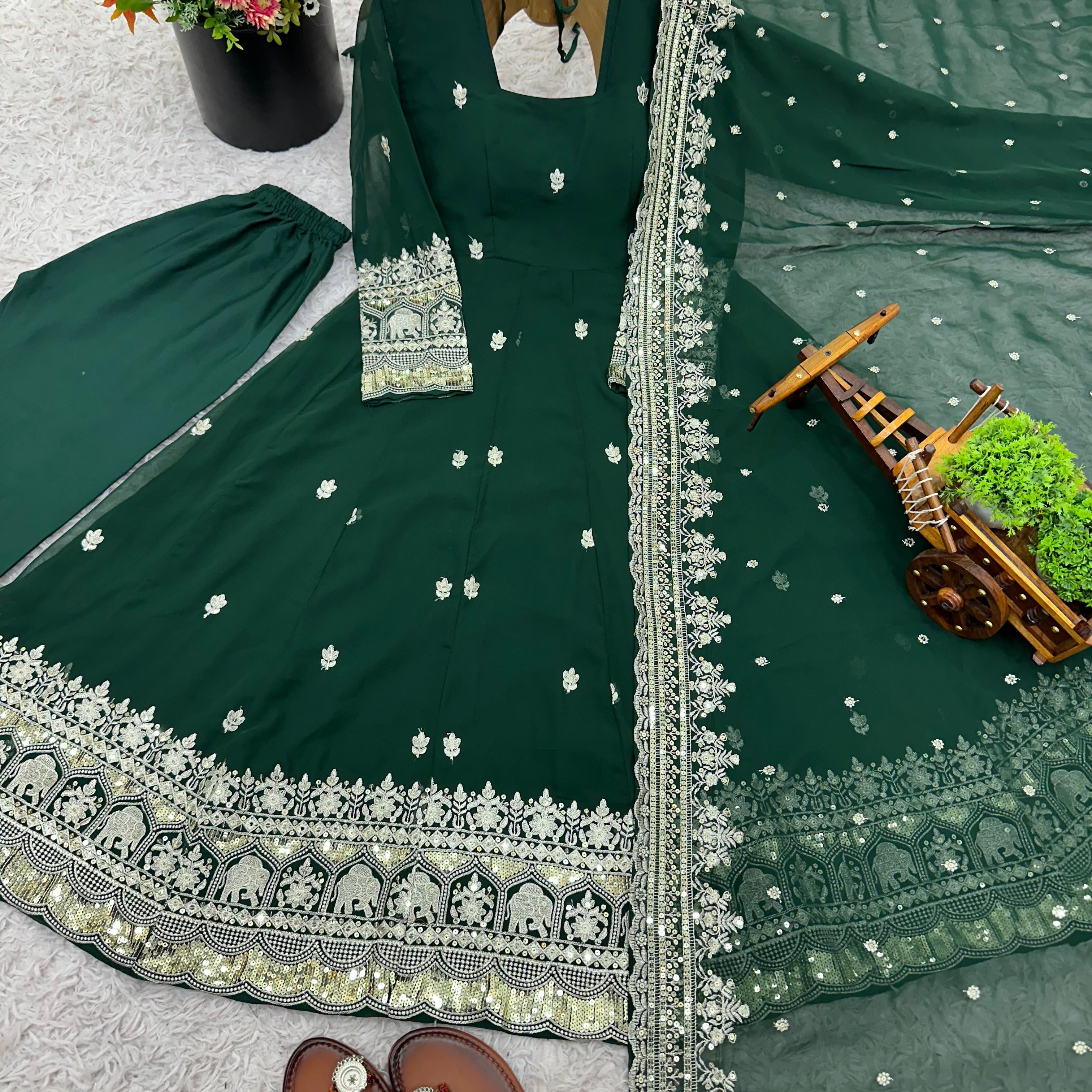 Exclusive Georgette Anarkali Gown