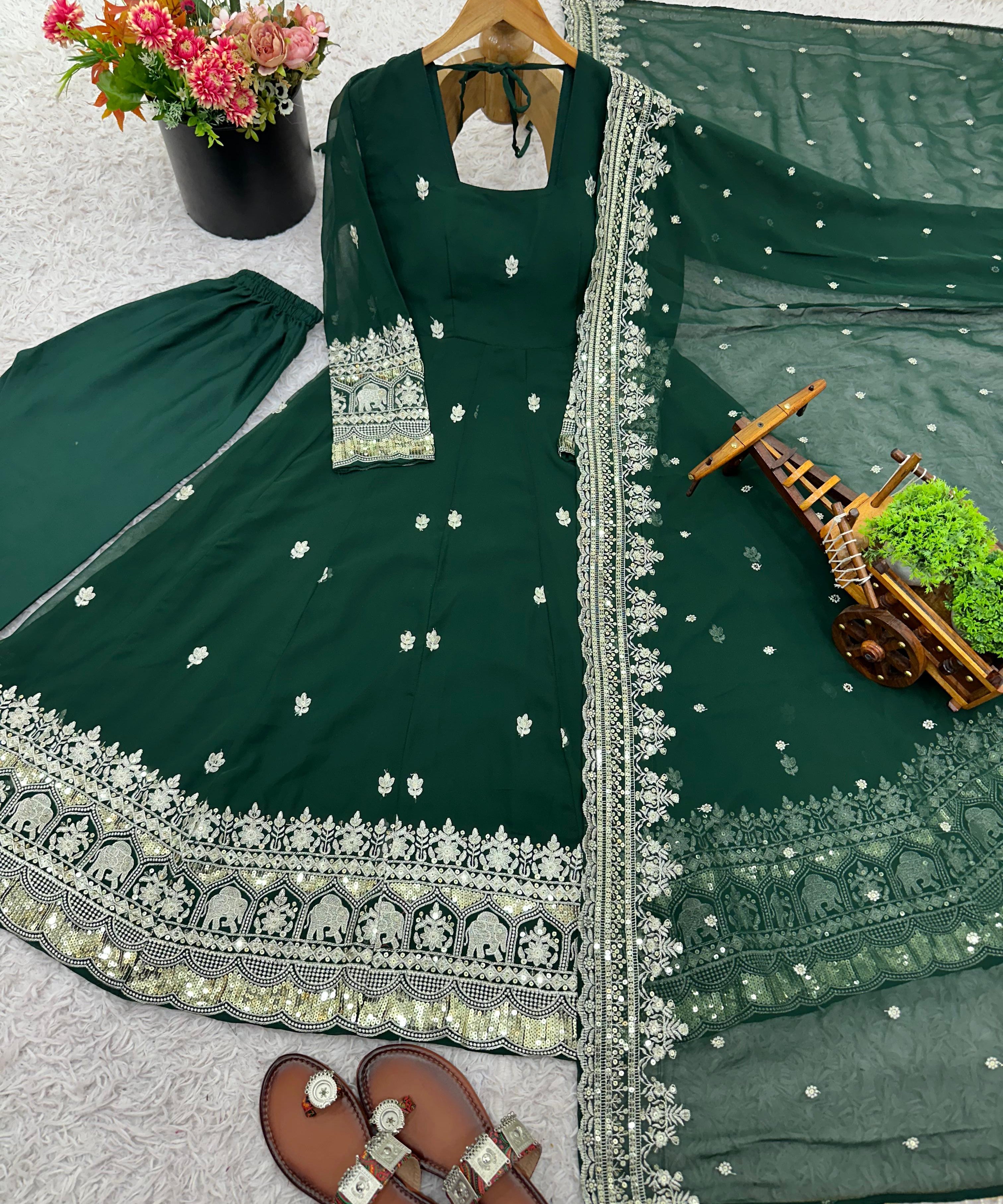 Exclusive Georgette Anarkali Gown