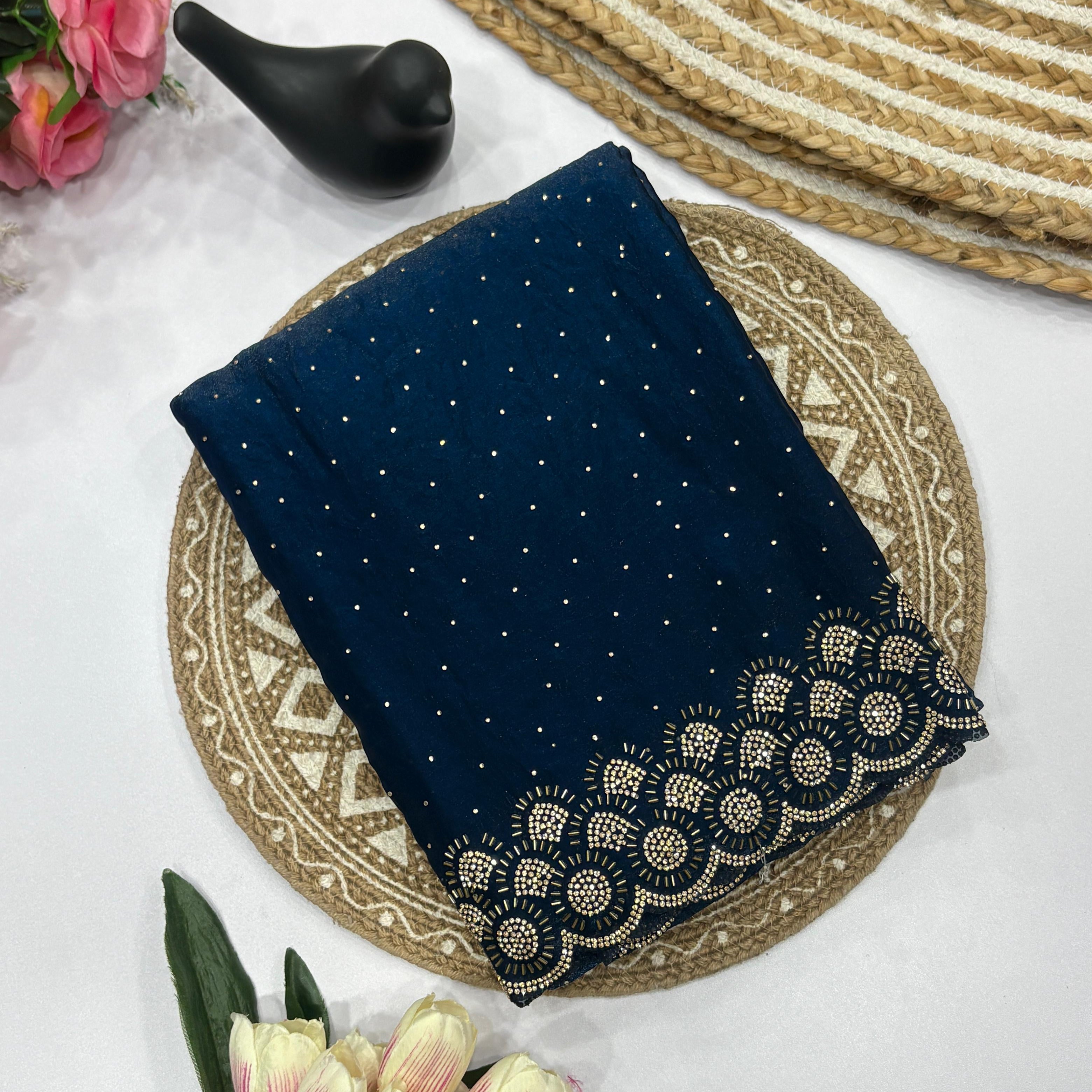 Tamanah Fendy Space Silk Saree