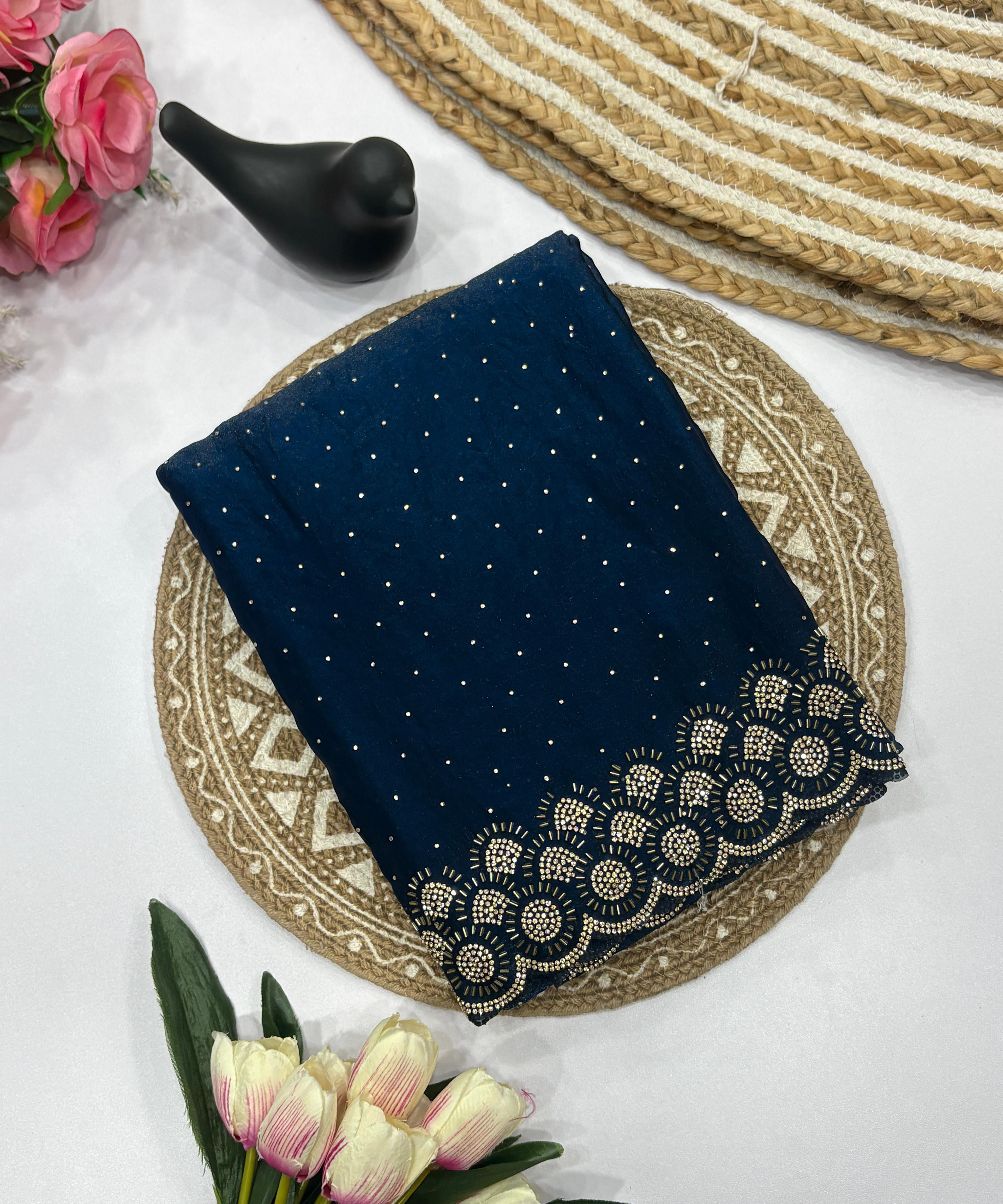 Tamanah Fendy Space Silk Saree