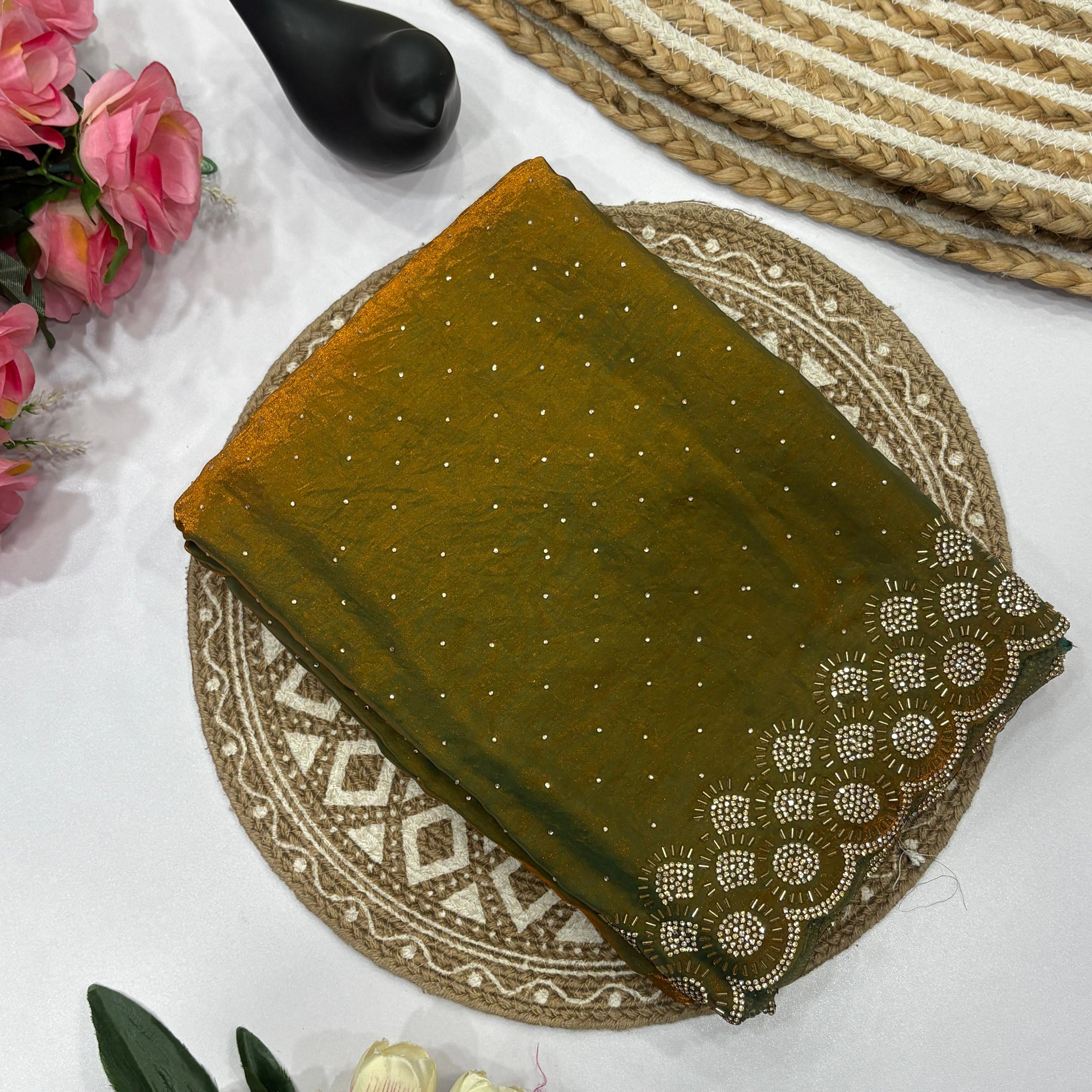 Tamanah Fendy Space Silk Saree