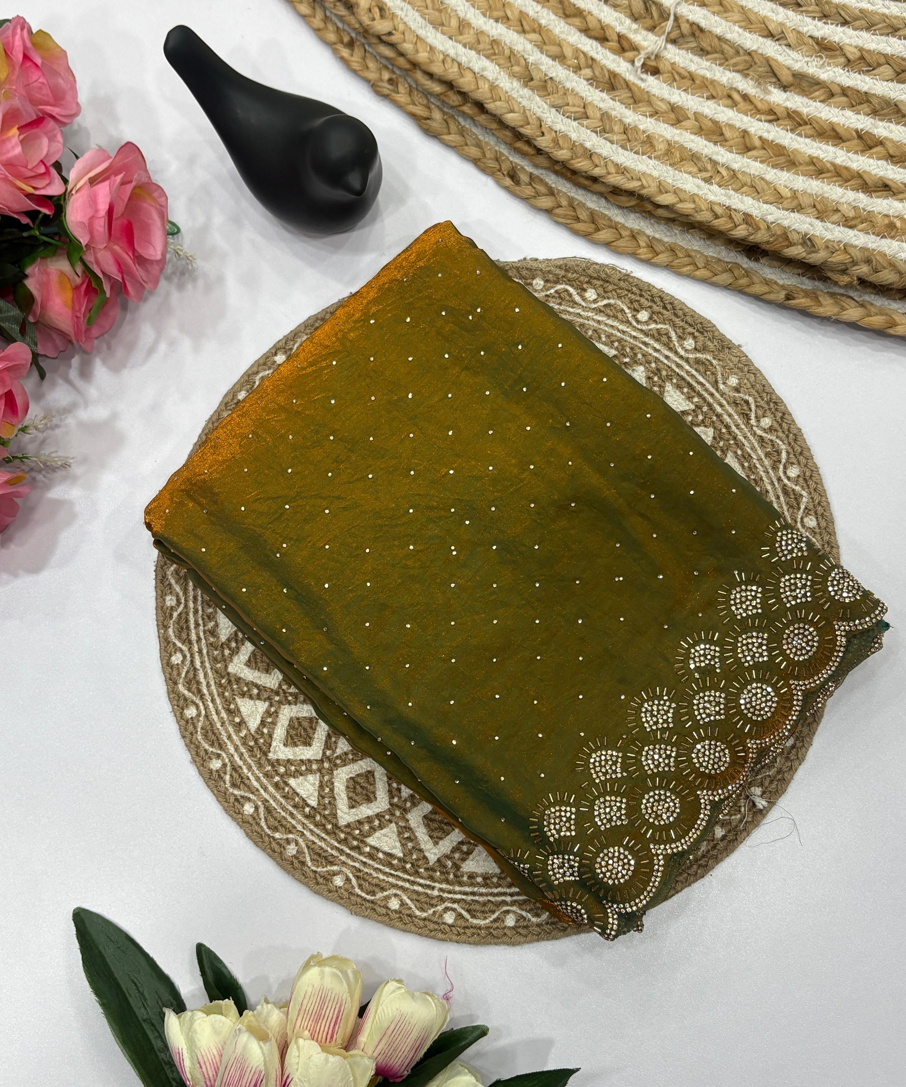 Tamanah Fendy Space Silk Saree