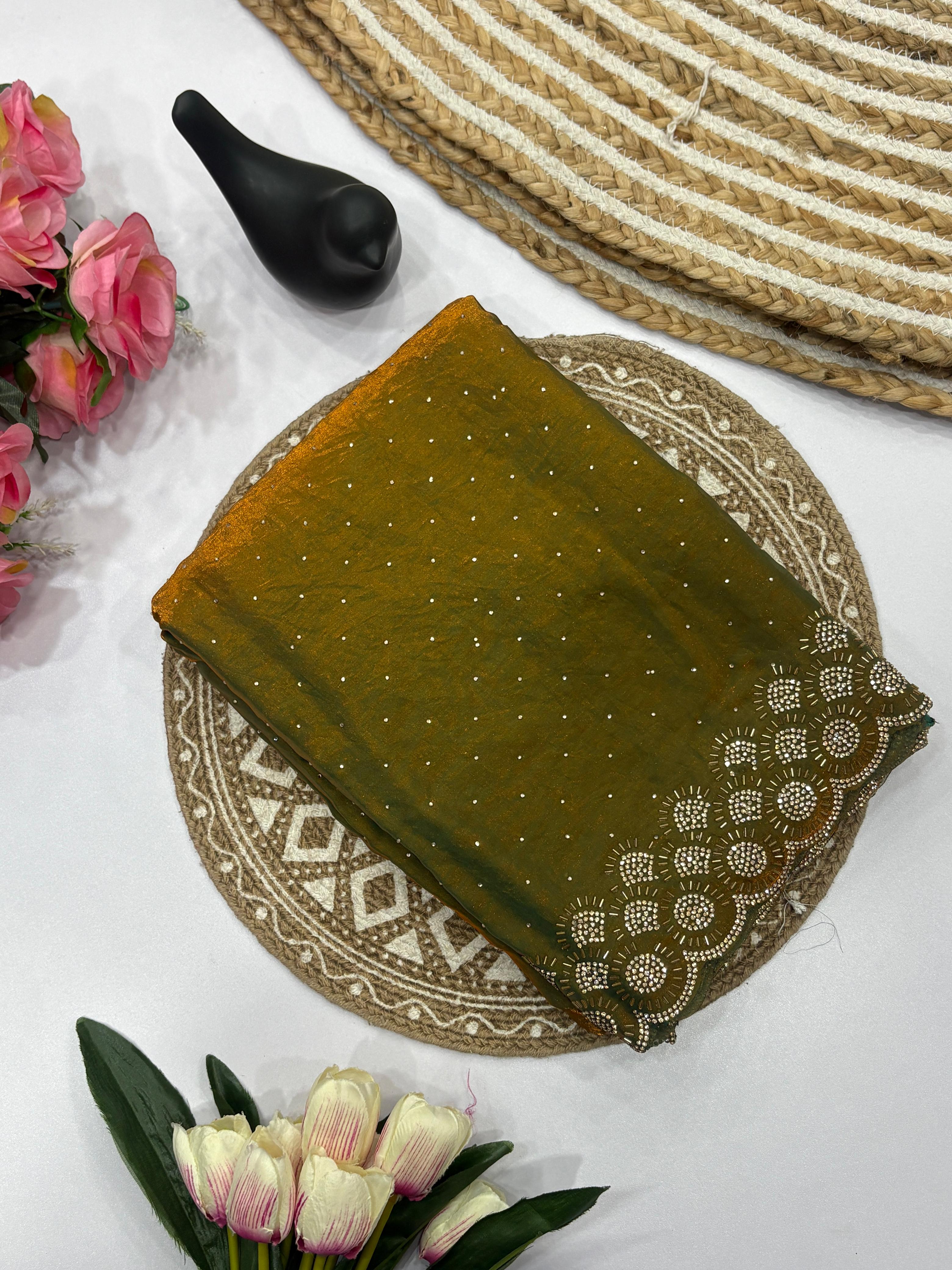 Tamanah Fendy Space Silk Saree