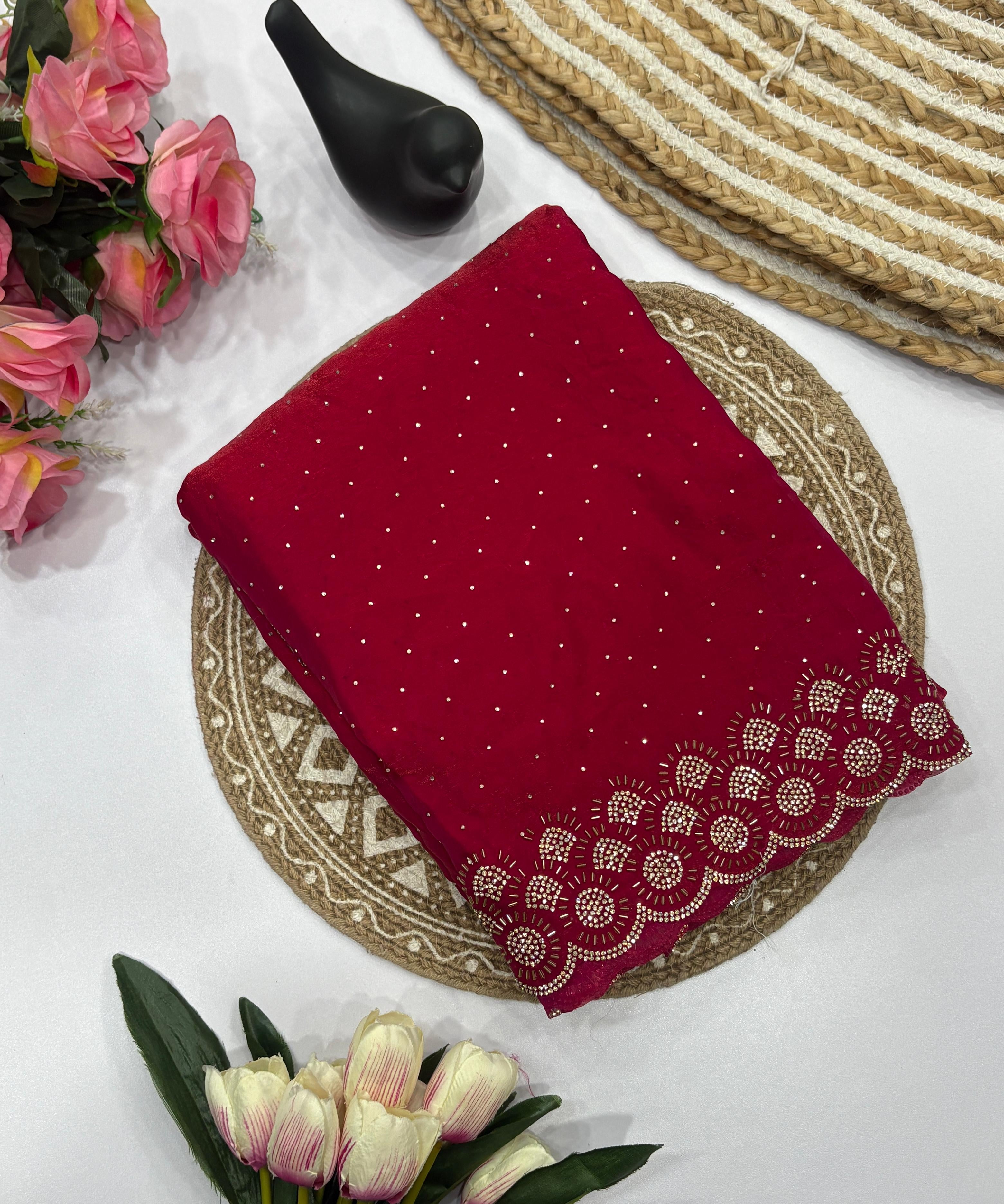 Tamanah Fendy Space Silk Saree