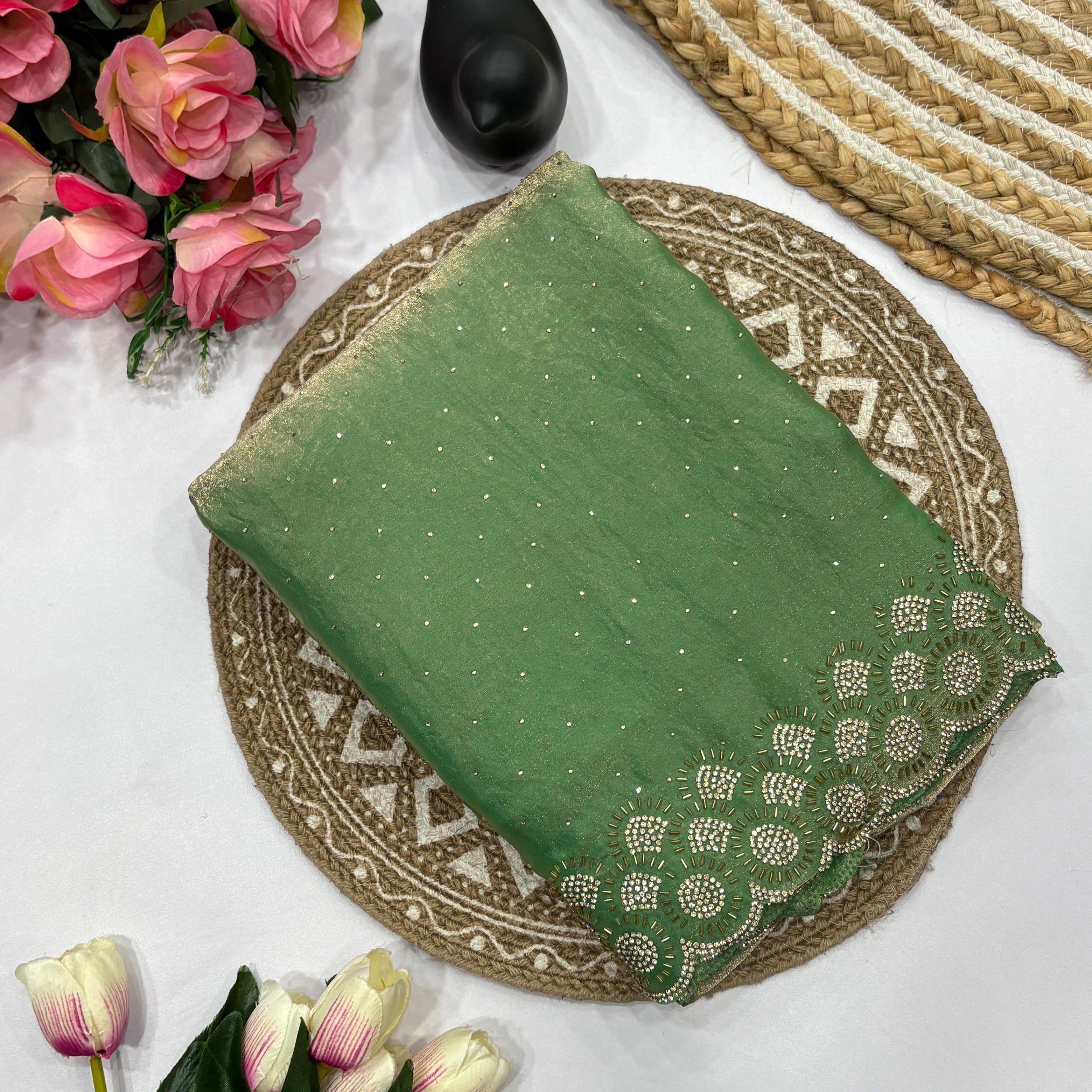 Tamanah Fendy Space Silk Saree