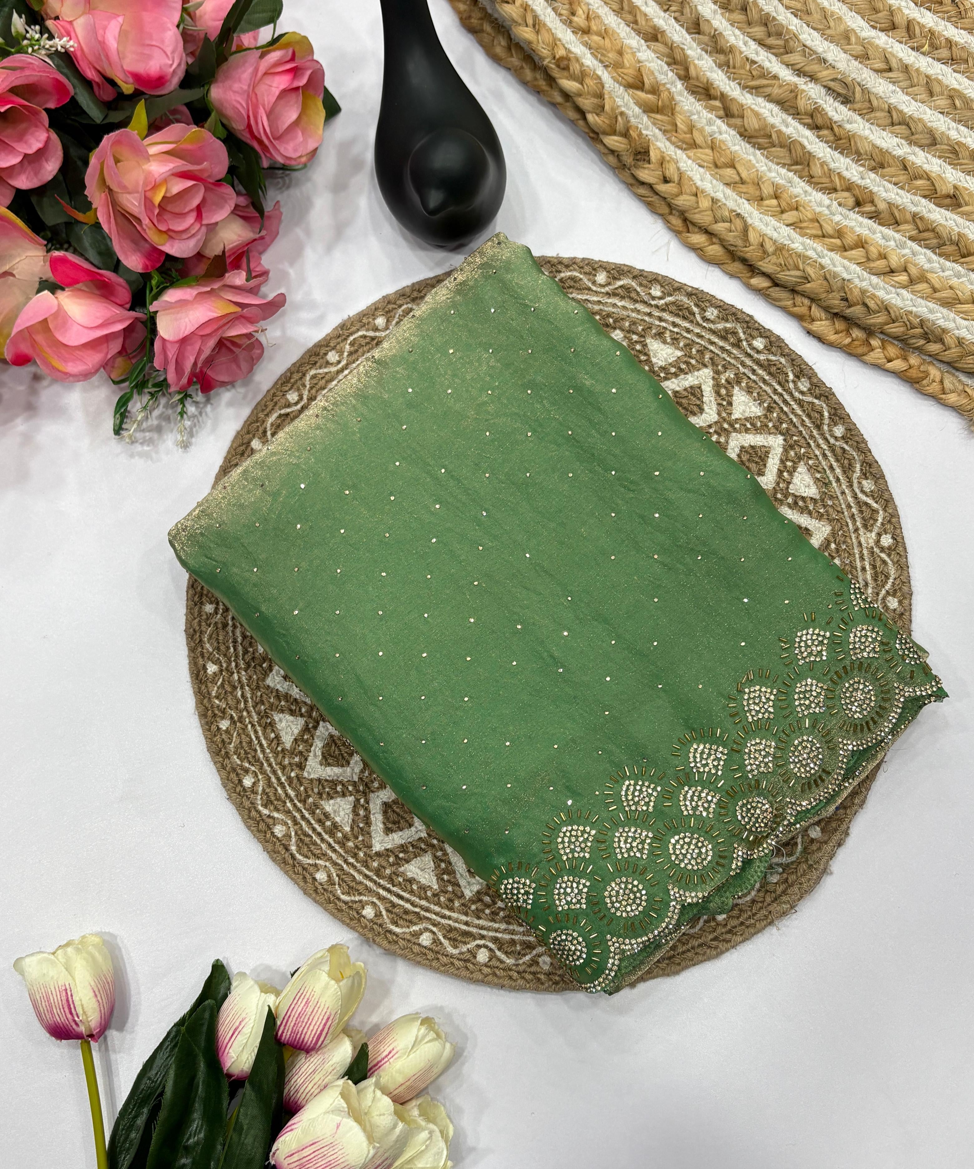 Tamanah Fendy Space Silk Saree