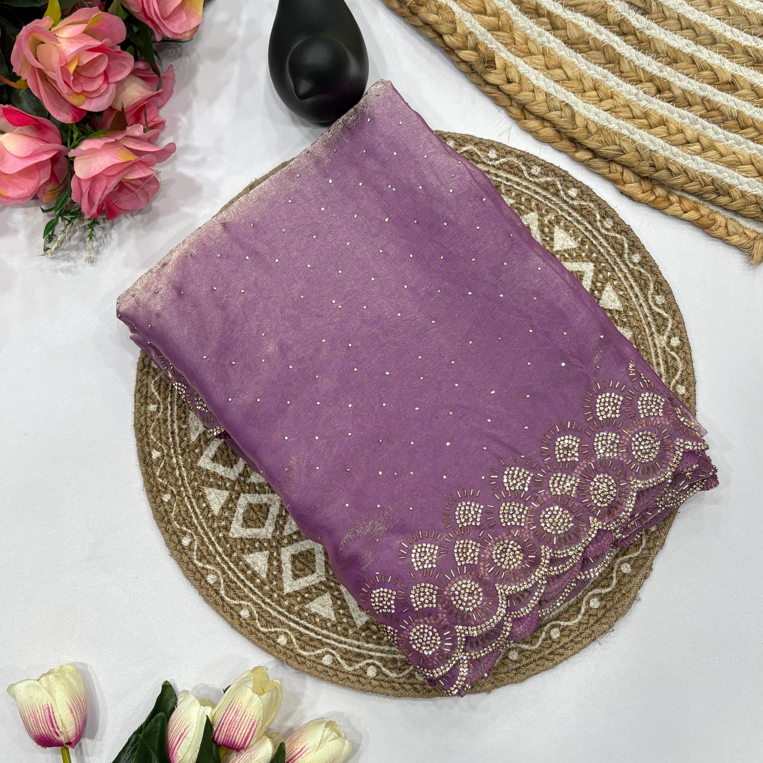 Tamanah Fendy Space Silk Saree