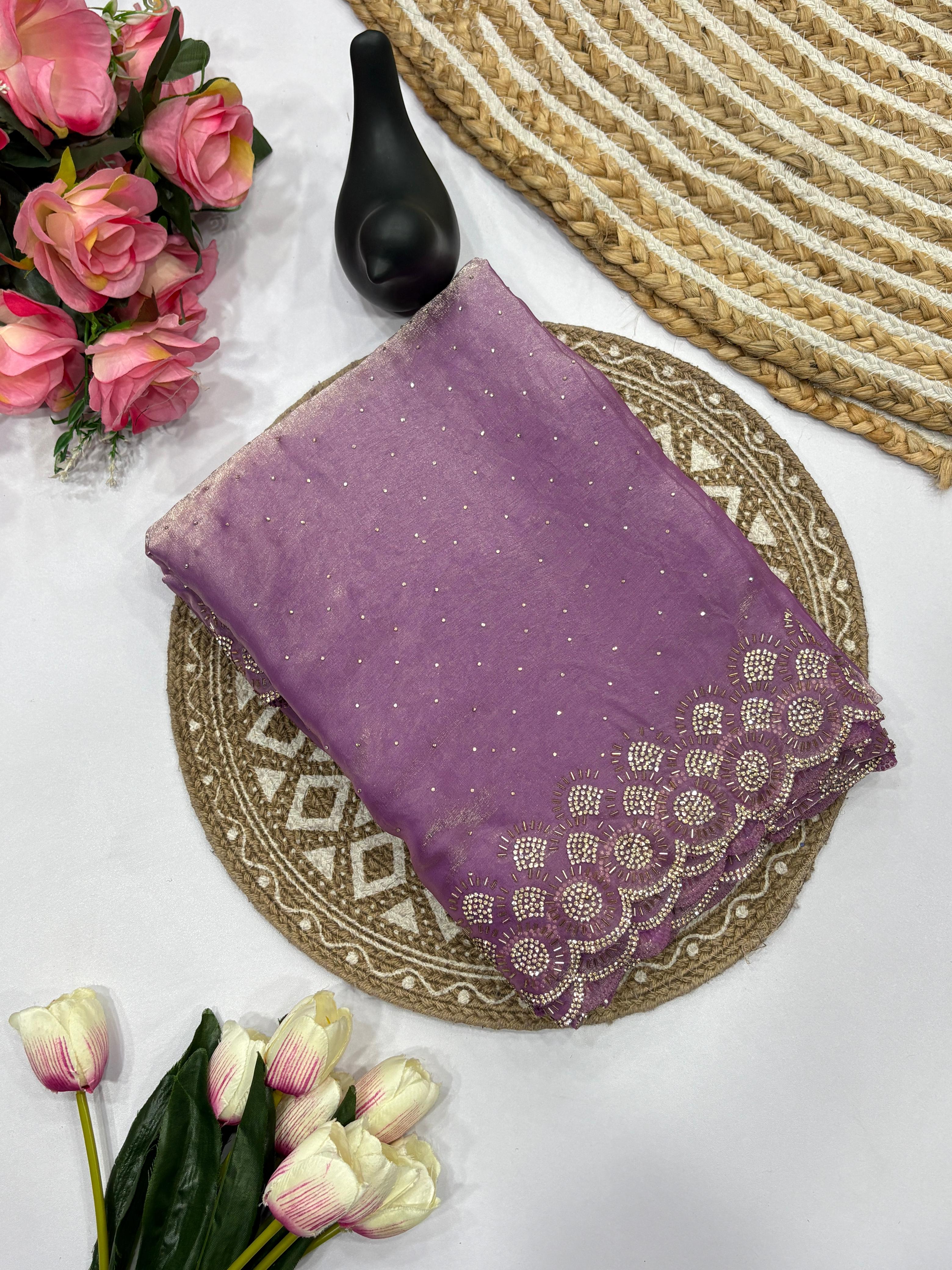 Tamanah Fendy Space Silk Saree