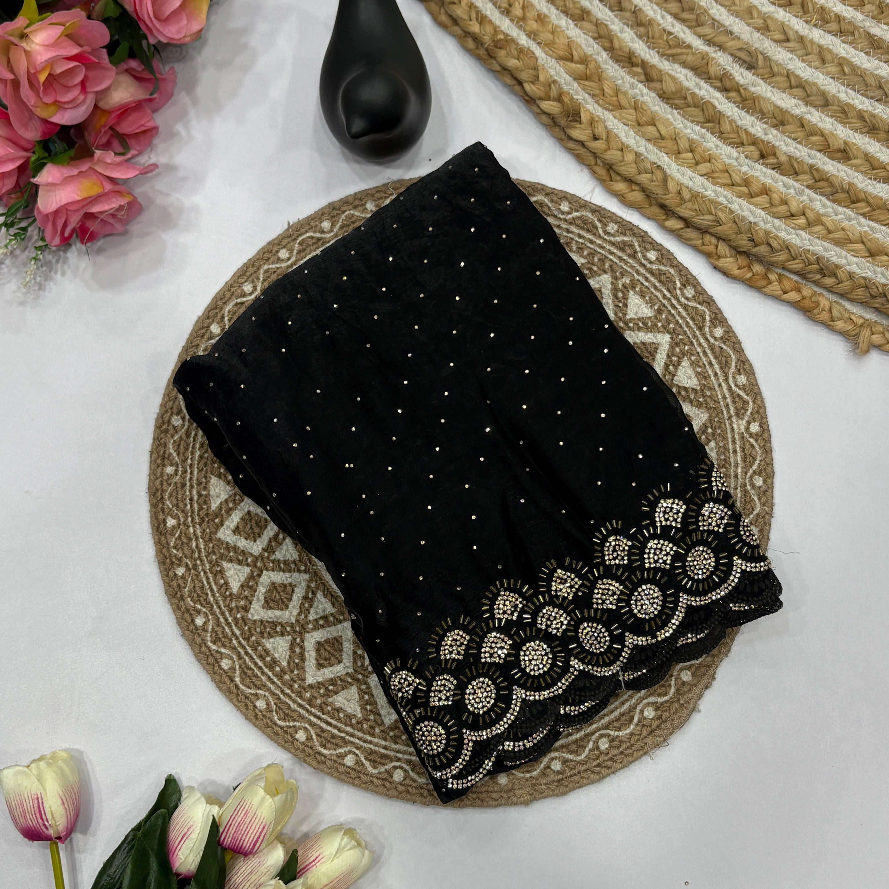 Tamanah Fendy Space Silk Saree