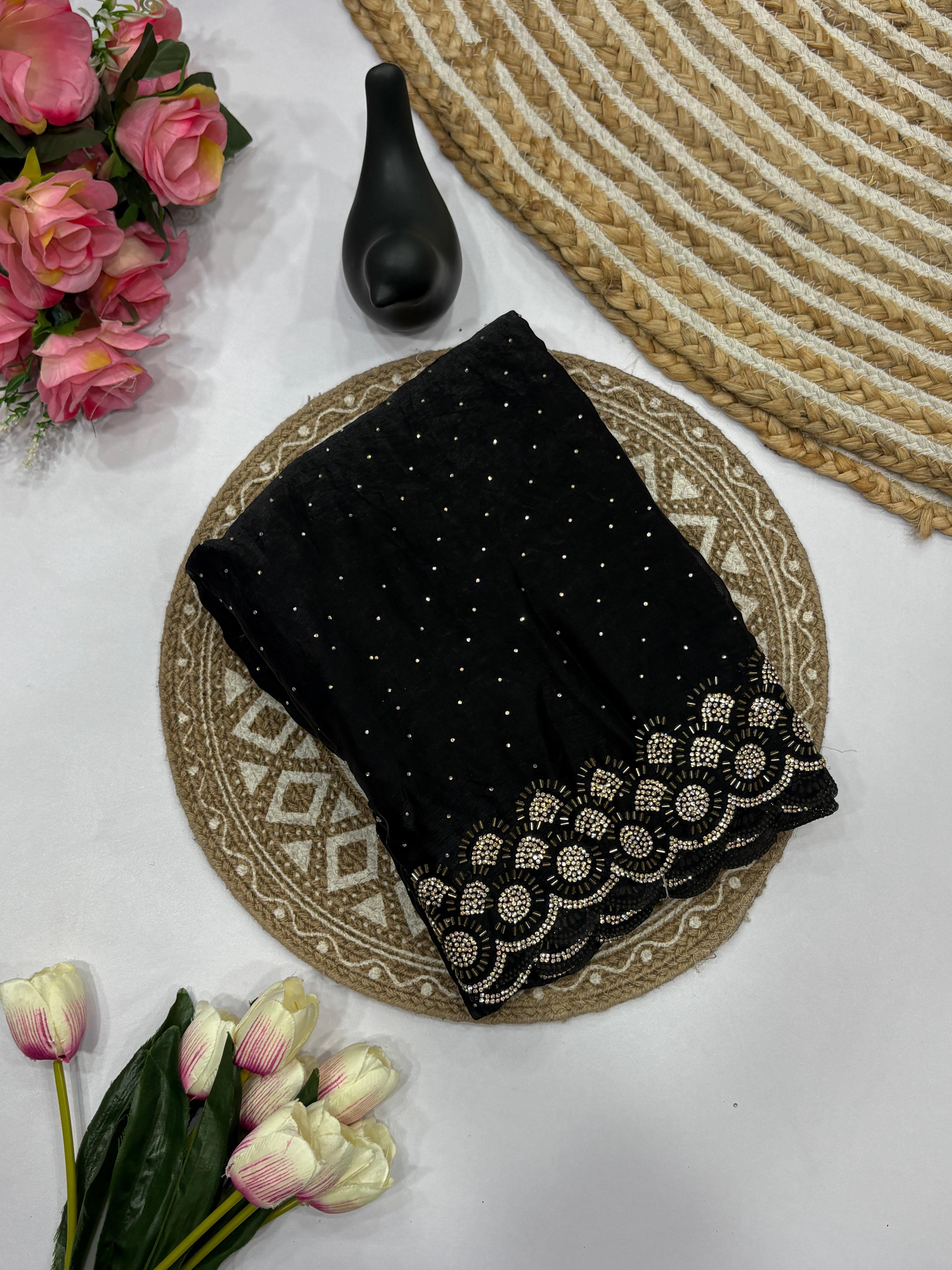 Tamanah Fendy Space Silk Saree