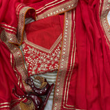 Reddish Bollywood Style Saree