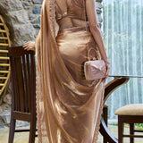 Beautifull Fandy Satin Silk Saree