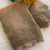 Beautifull Fandy Satin Silk Saree