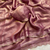 Beautifull Fandy Satin Silk Saree