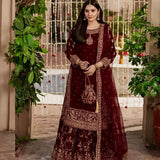 Designer Embroidered Velevet Suit
