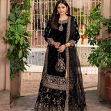Designer Embroidered Velevet Suit