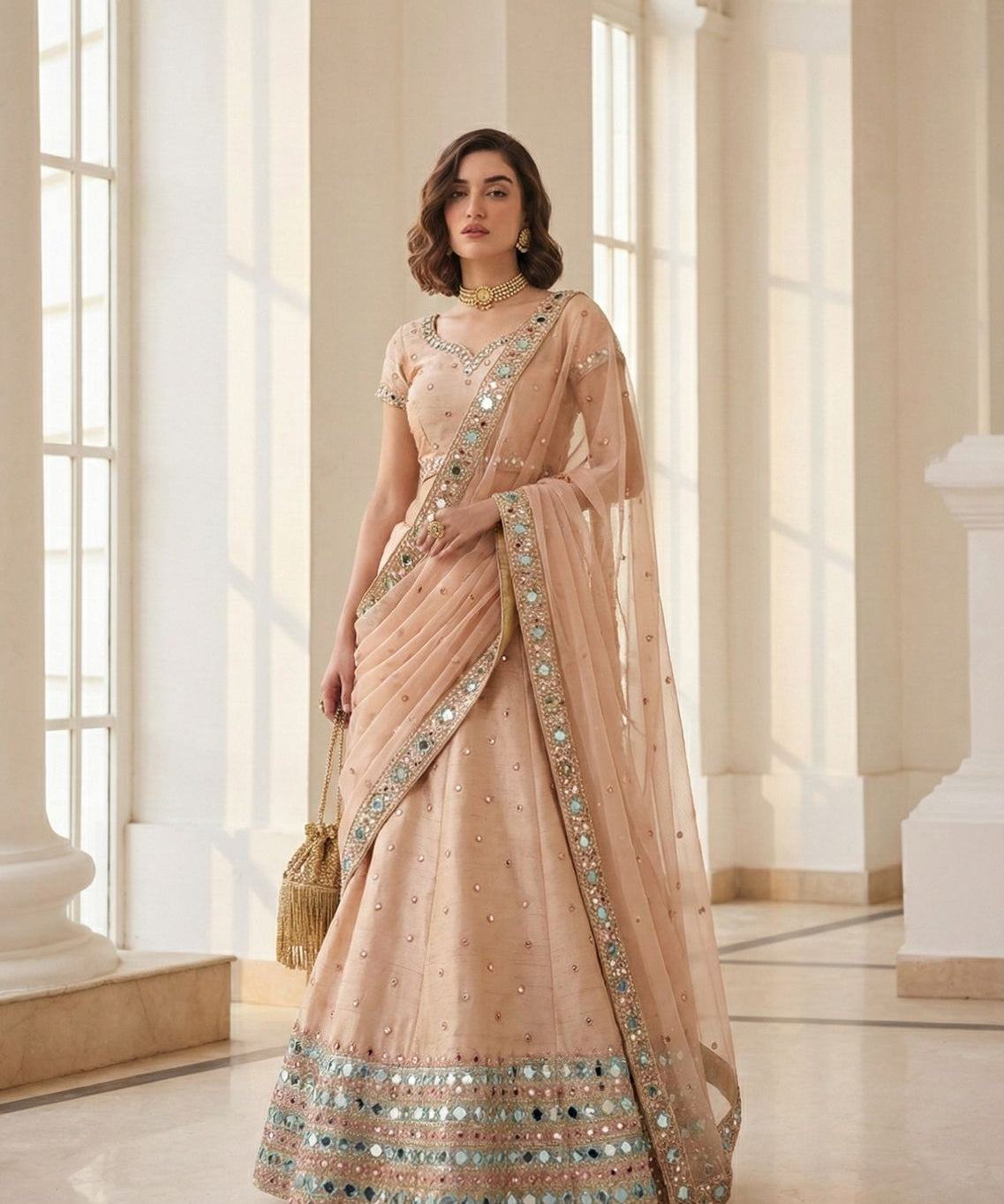 Alizeh Premium Bridal Silk Lehenga
