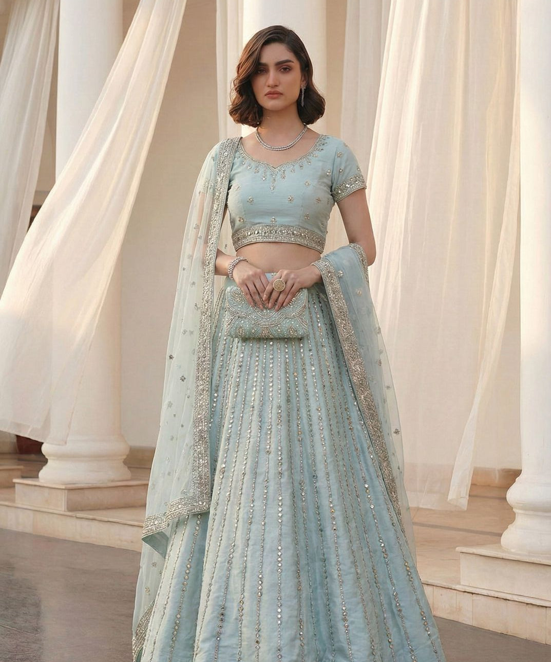 Alizeh Premium Bridal Silk Lehenga