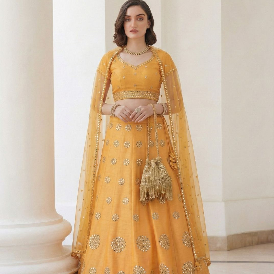 Alizeh Premium Bridal Silk Lehenga