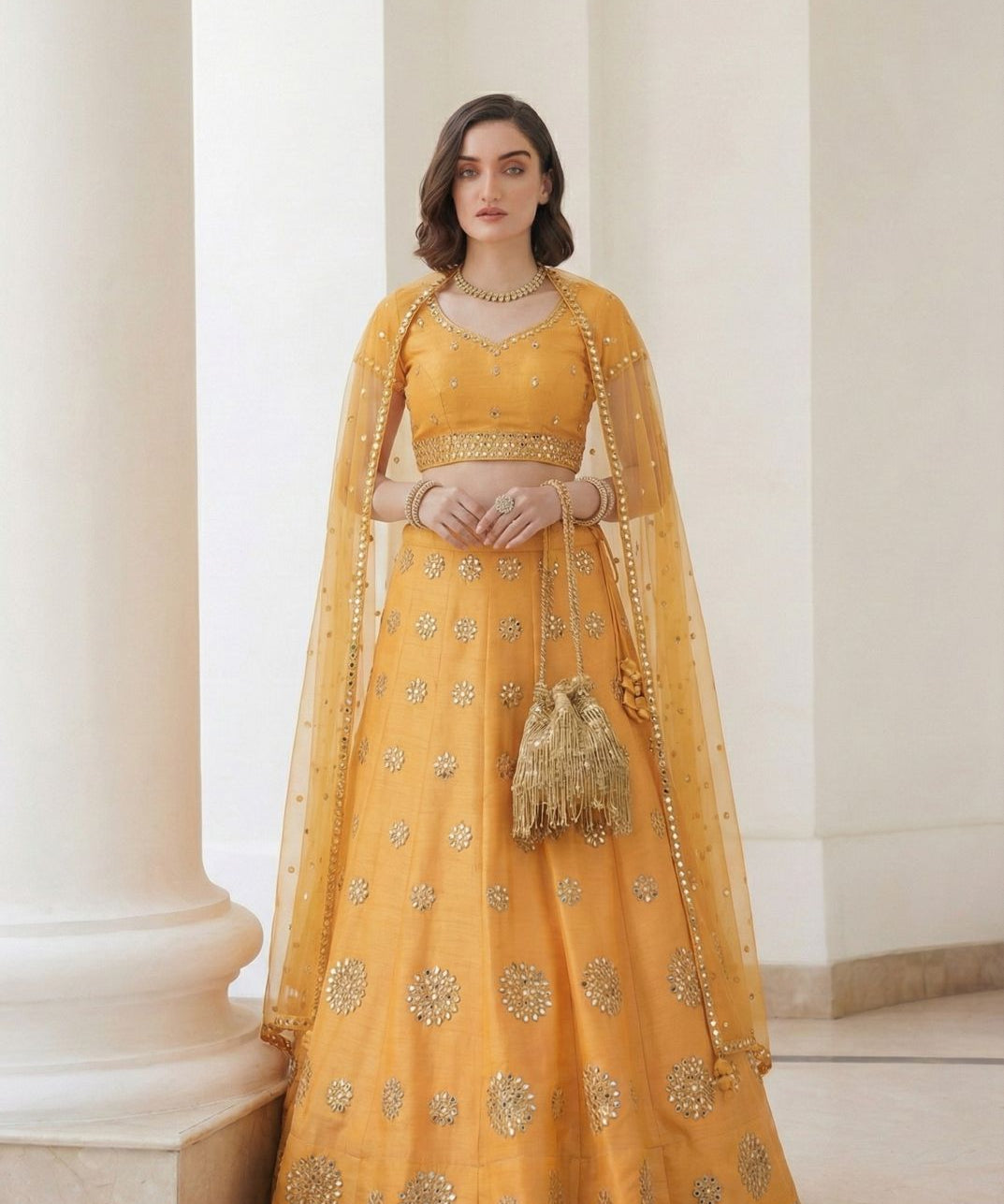 Alizeh Premium Bridal Silk Lehenga