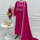 Fresh Look Pink Anarkali Gown