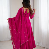 Fresh Look Pink Anarkali Gown