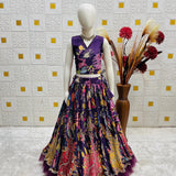 Abrastic Printed Kids Lehenga