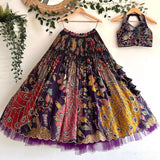 Abrastic Printed Kids Lehenga