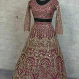 Premium Bridal Butterfly Net Lehenga