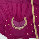 Showcasing Faux Georgette Suit