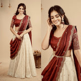 Traditional Crep Silk Lehenga Choli