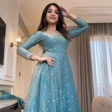 Exclusive Fendy Silk Anarkali Suit
