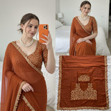 Beautiful Rangoli Silk Saree