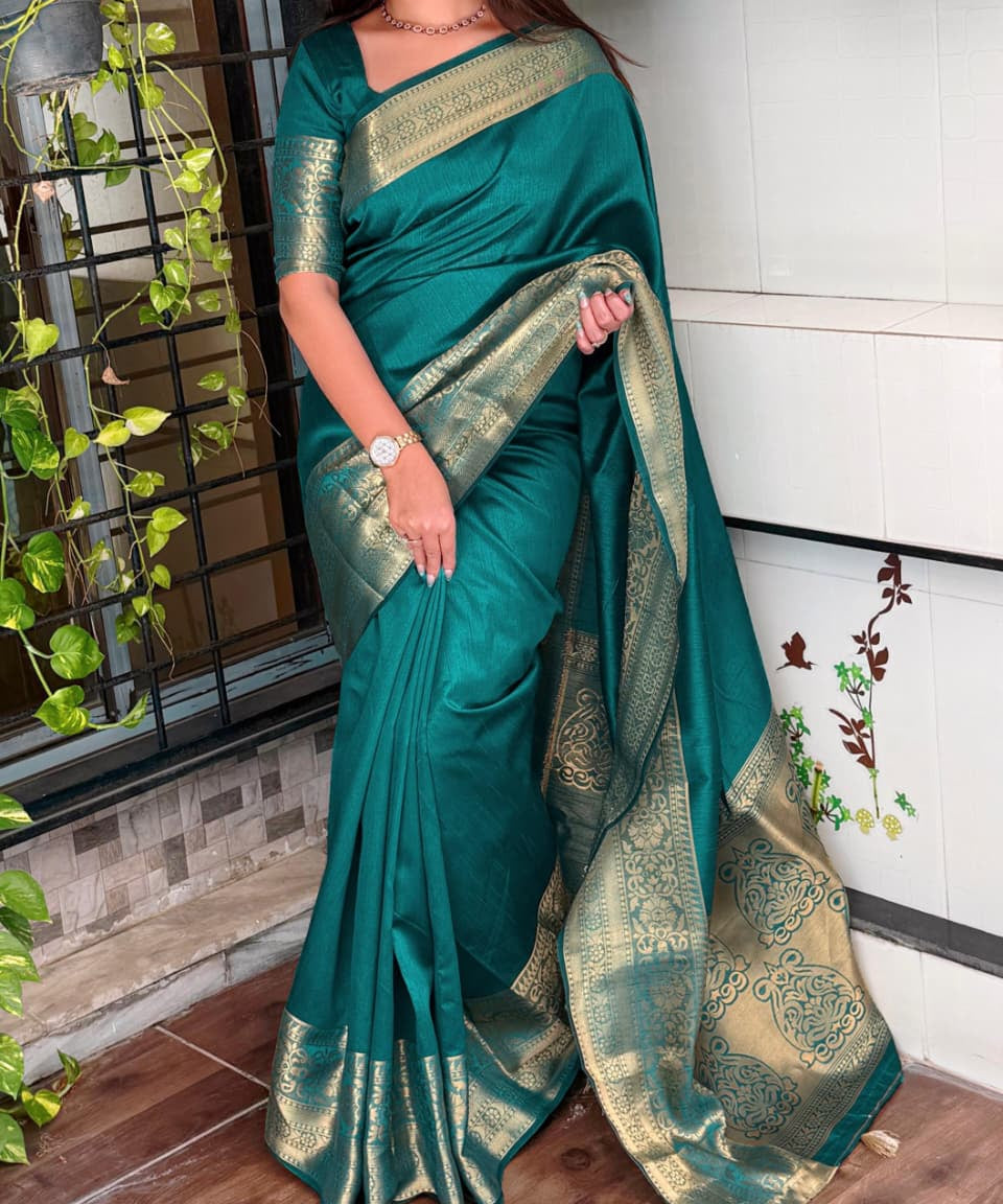 Gowri Zari Weaving Silk Saree