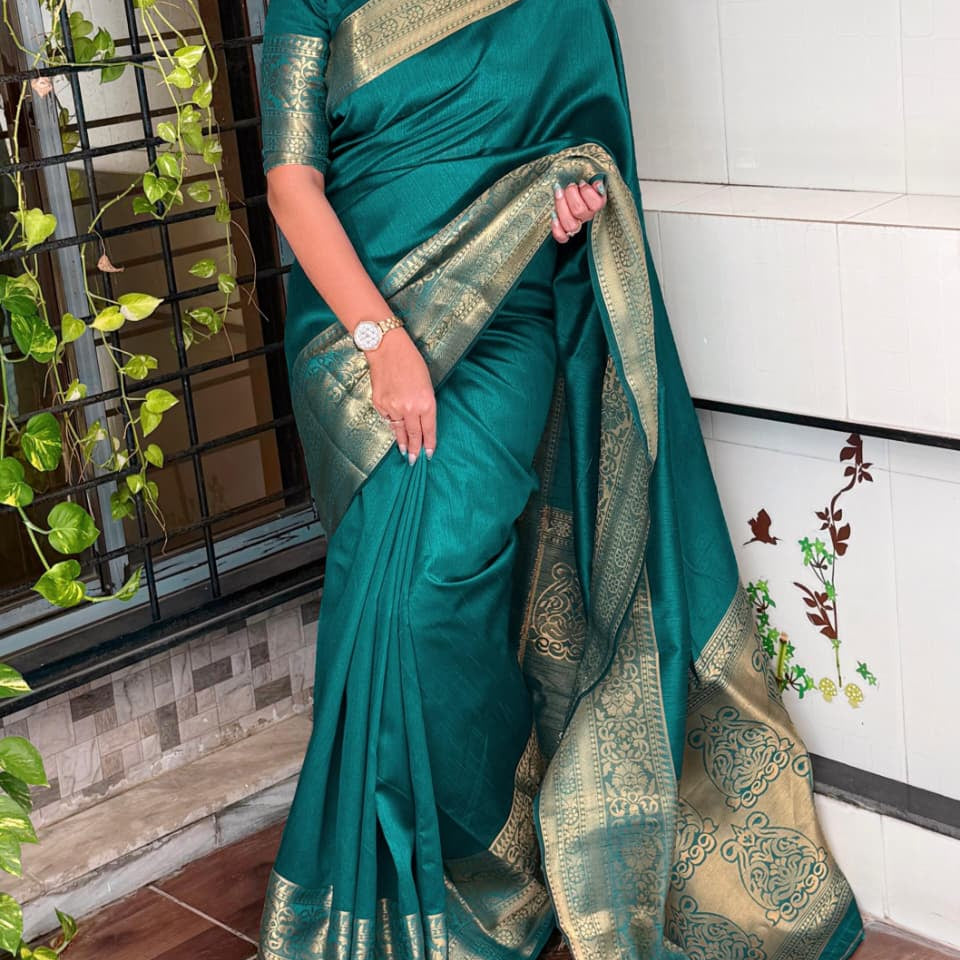 Gowri Zari Weaving Silk Saree