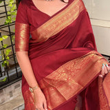 Gowri Zari Weaving Silk Saree
