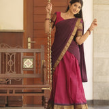 Crafted Kanjivaram Silk Lehenga Choli