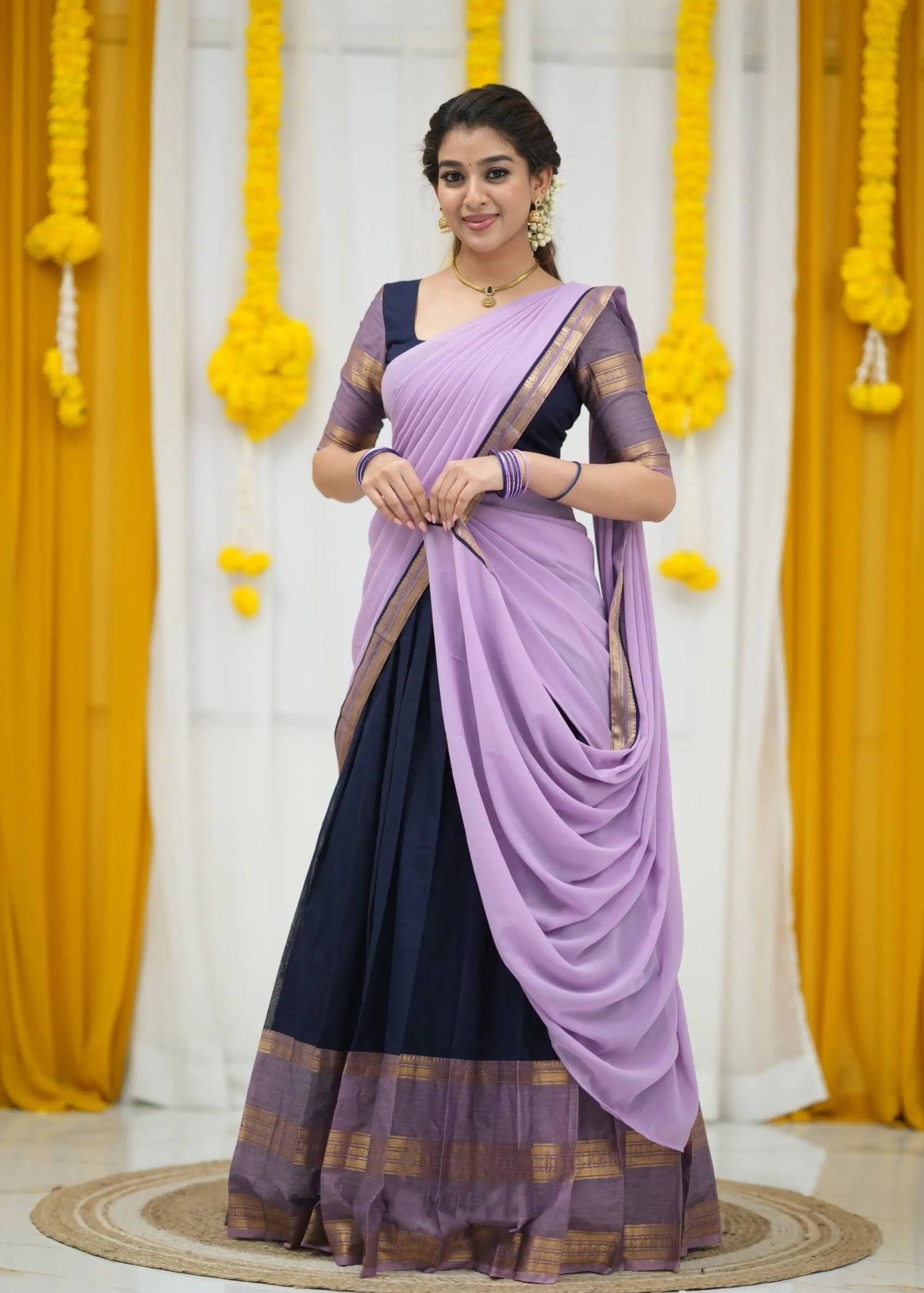 Crafted Kanjivaram Silk Lehenga Choli