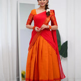 Crafted Kanjivaram Silk Lehenga Choli