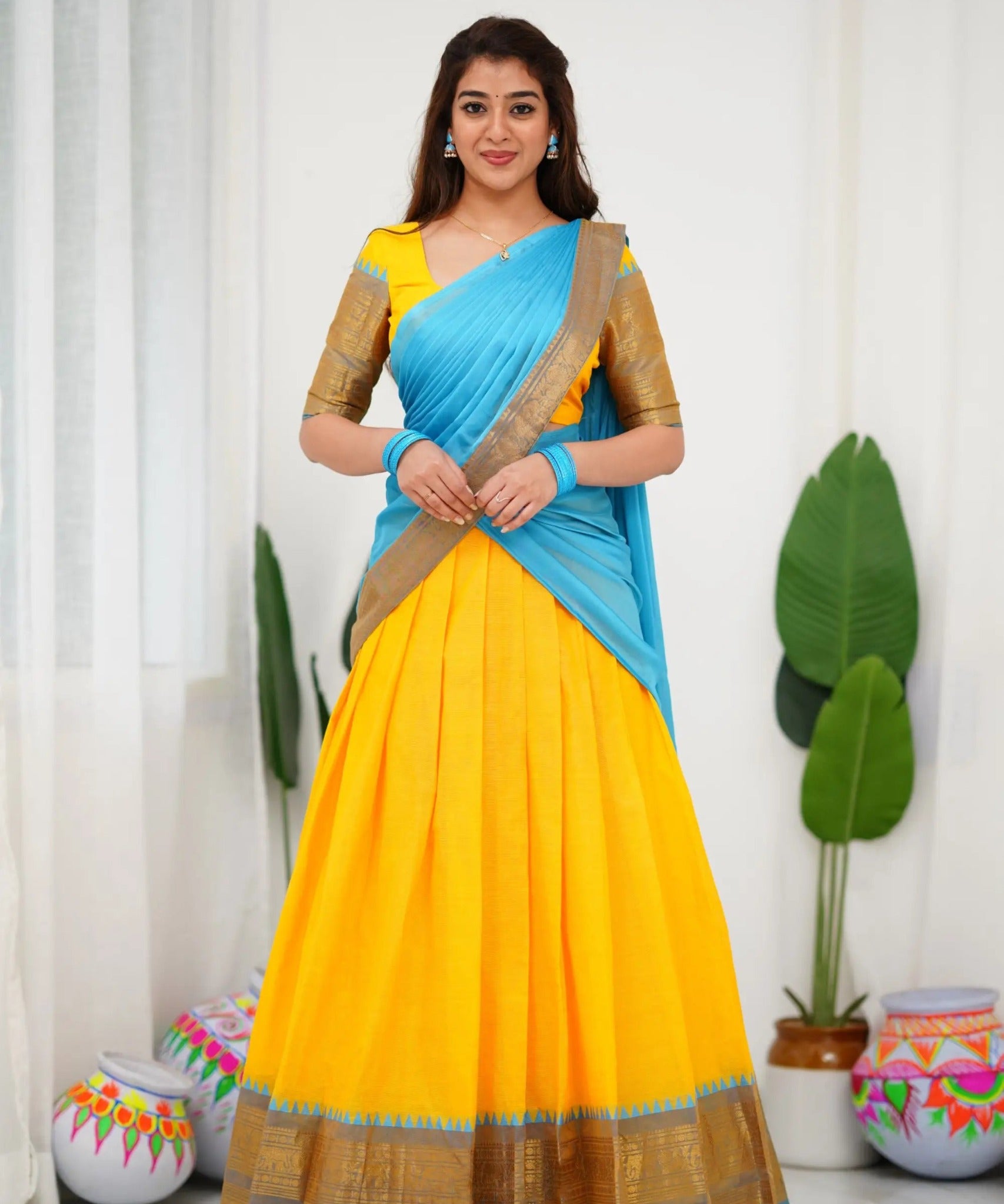 Crafted Kanjivaram Silk Lehenga Choli