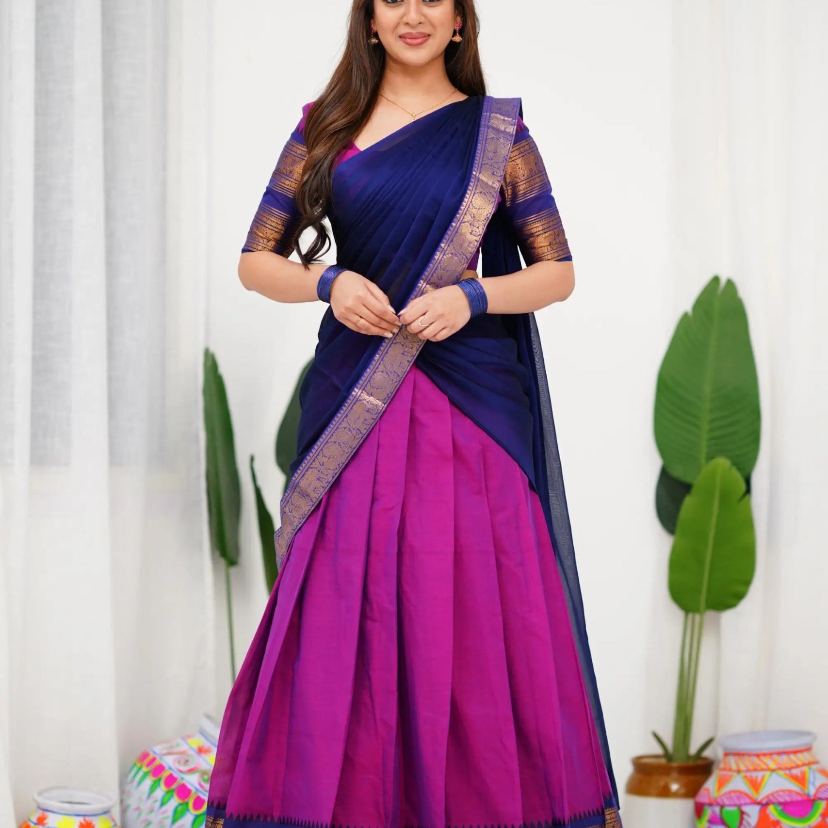 Crafted Kanjivaram Silk Lehenga Choli