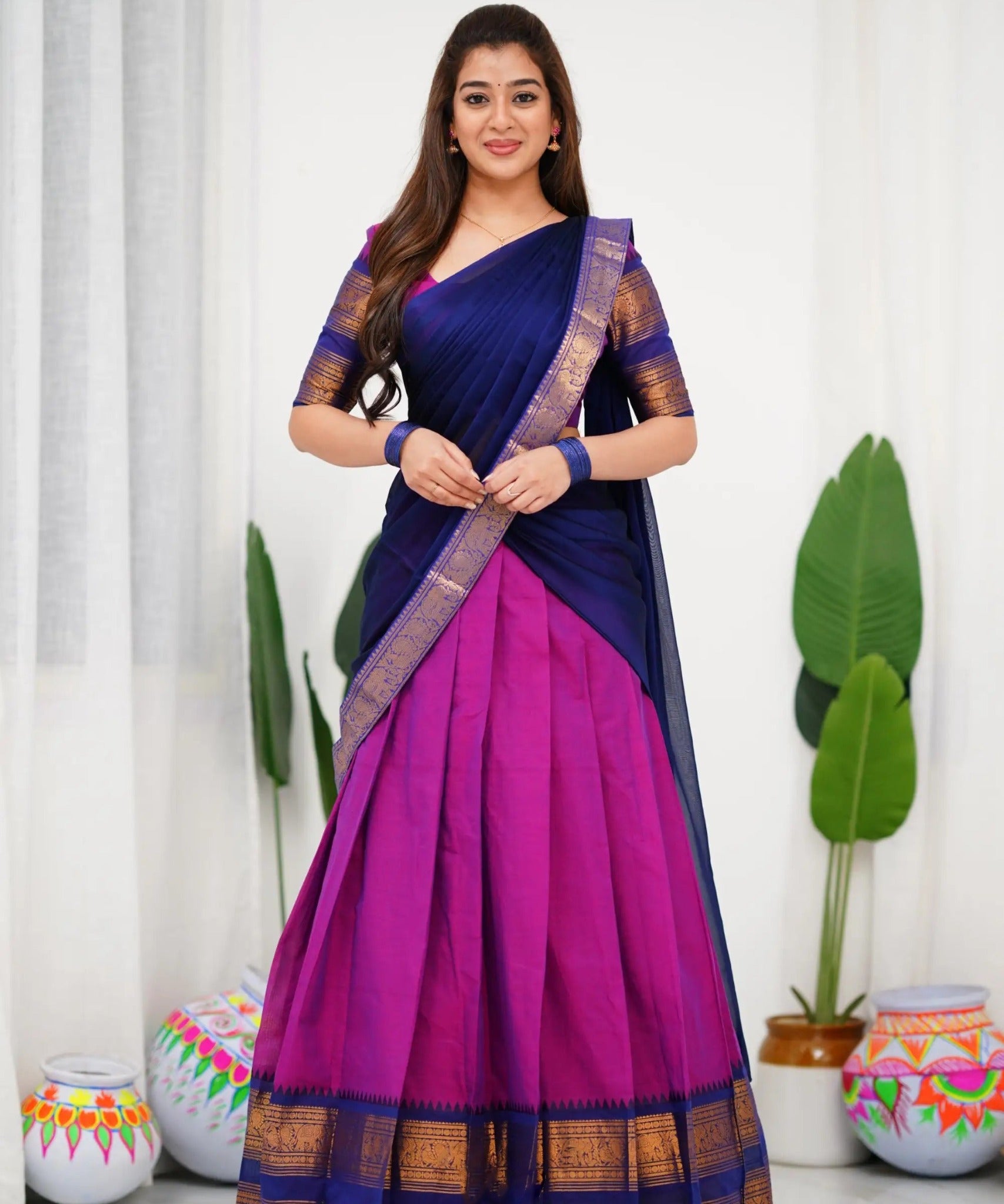 Crafted Kanjivaram Silk Lehenga Choli