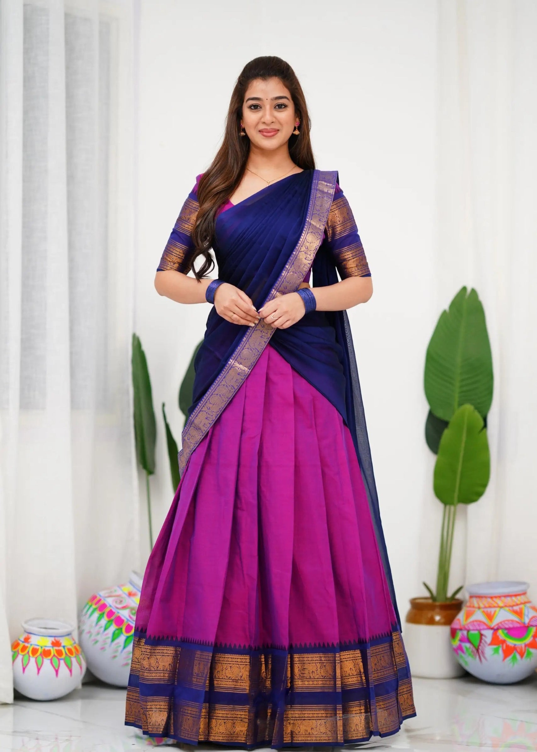 Crafted Kanjivaram Silk Lehenga Choli