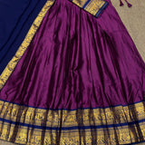 Crafted Kanjivaram Silk Lehenga Choli